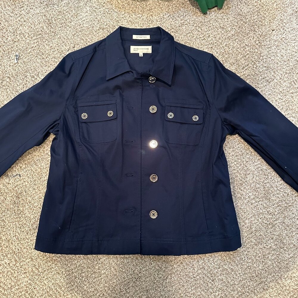 Jones New York navy blue jacket